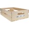 Good Wood by Leisure Arts Wooden Crate, wood crate unfinished, wood crates for display, wood crates for storage, wooden crates unfinished, Pine, 17.75" x 11.625" x 4"